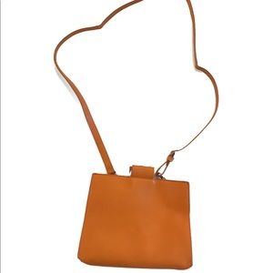 Zara women’s crossbody bag 10”x8” pumpkin color